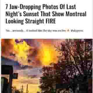 Times are tough. COVID-19 cases are on the rise, meaning businesses are shutting down and visits with loved ones are restricted. That may be why last night's stunning Montreal sunset meant so much — like a ray of hope beaming across the city.⁠
⁠
Click the link in @mtlblog bio for the full story! ⁠
⁠
📸: @segochato⁠
⁠
#mtl #montreal #sunset #mtlmoments #mtlsunset⁠
