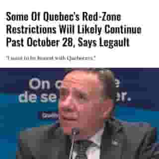 In a press conference on October 15, Premier François Legault said that despite a stabilization in cases, it's likely that some restrictions will continue after October 28.⁠
⁠
Click the link in @mtlblog bio for the full story! ⁠
⁠
📸: @francoislegault.pm
