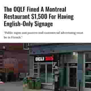 The OQLF explained that Deli 365's public signage and advertising was only in English.⁠
⁠
Click the link in @mtlblog bio for the full story! ⁠
⁠
📸: @googlemaps⁠
