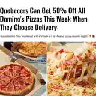 A cheesy reason to stay home! 🧀🍕⁠
⁠
Click the link in @mtlblog bio for the full story! ⁠
⁠
📸: @dominoscanada⁠
⁠
#dominospizza #dominos #dominoscanada #fooddeals #quebecfood