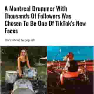 If you haven't heard of Montreal TikToker and drummer Domino Santantonio, now would be the time to get clued in — because she's about to pop off.⁠
⁠
Click the link in @mtlblog bio for the full story! ⁠
⁠
📸: @dominosantantonio⁠
⁠
#mtl #montreal #tiktok #tiktokcreator #tiktokfamous