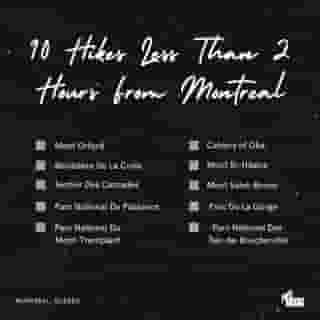 The perfect spots for your first post lockdown hike! Here's easy hikes less than 2 hours from Montreal that won't break your back. ⁠
⁠
Click the link in @mtlblog bio for the full story! 