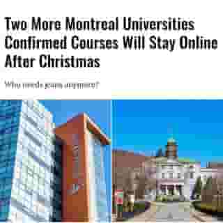As the city’s institutions brace themselves for an extended second wave of COVID-19, Montreal universities have started announcing that they’ll be continuing distance learning for the Winter 2021 semester — at least for the most part. ⁠
⁠
Click the link in @mtlblog bio for the full story! ⁠
⁠
📸: Derek Robbins via @dreamstime⁠
