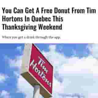 Plus, the offer resets after 30 minutes. So you can keep going back for more. 🍩⁠
⁠
Click the link in @mtlblog bio for the full story! ⁠
⁠
📸: Todd Taulman via @dreamstime⁠
⁠
#timhortons #freedonut #timmies ⁠
