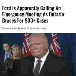 Doug Ford is set to call an emergency cabinet meeting today, as the province records what could be the biggest number of infections yet, reports CBC.⁠
⁠
*Click the link in @mtlblog bio for the full story! 👈⁠
⁠
📸: @fordnationdougford⁠
⁠
#covid #covid19 #ontarionews #breakingnews #dougford