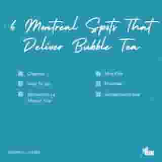 Need that bubble tea fix? Here's 6 Montreal spots that will deliver bubble tea right to your door 🍵⁠
⁠
Click the link in @mtlblog bio for the full list! ⁠
