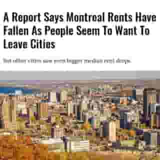 Rents are falling in the countries three largest cities, according to a recent report from PadMapper, an apartment rental and lifestyle website. ⁠
⁠
Click the link in @mtlblog bio for the full story! ⁠
⁠
📸: Louise Rivard via @dreamstime⁠
