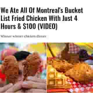 Crispy outside, juicy inside - Alex is on the hunt for the best fried chicken in Montreal. From downtown to Chinatown, it’s a secret buttermilk batter and classic southern fried chicken-filled Food Trip! 🍗⁠
⁠
Click the link in @mtlblog bio for the full story! ⁠
⁠
📸: @alexmelki⁠
⁠
#mtl #montreal #mtleats #chicken #foodporn #foodies #mtlfoodie #eatmtl⁠
