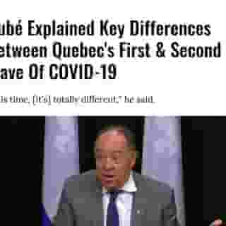 In a press conference on October 6, provincial health minister Christian Dubé said that Quebec's second wave of COVID-19 differs greatly from the first wave in March.⁠
⁠
Click the link in @mtlblog bio for the full story! ⁠
⁠
📸: @francoislegault.pm⁠
⁠
#mtl #montreal #quebec #covidquebec #qc #covid⁠
