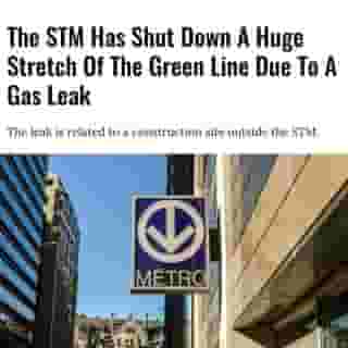 A gas leak has led the STM to shut down a busy stretch of the green line on Tuesday. The shutdown is expected to last a few hours. ⁠
⁠
Click the link in @mtlblog bio for the full story! ⁠
⁠
📸: Bakerjarvis via @dreamstime⁠
⁠
#stm #mtlstm #mtltransit #mtlmetro⁠
