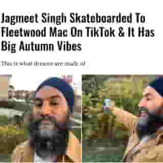 The NDP leader is not one to shy away from social media trends and now he's done his own version of TikTok's latest viral sensation.⁠
⁠
Click the link in @mtlblog bio for the full story! ⁠
⁠
📸: @jagmeetsingh⁠
⁠
#jagmeetsingh #tiktok #fleetwoodmac #fleedwoodmacdreams #dreamstiktok⁠
