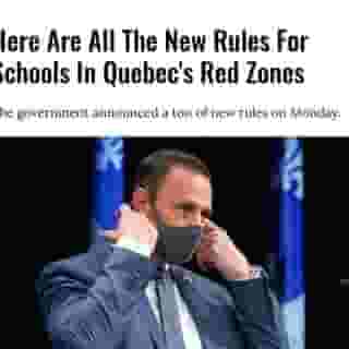 BREAKING: At a press conference on Monday, the provincial government announced a set of new health rules for schools in Quebec's red zones.⁠
⁠
Click the link in @mtlblog bio for the full story! ⁠
⁠
📸: @jeanfrancoisroberge⁠
⁠
#mtl #montreal #mtlnews #quebecnews #covid⁠
