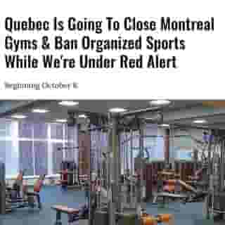 The Minister for Education, Isabelle Charest, let the province know that as of October 8, all gyms in Quebec's red zones must close for a minimum of 20 days.⁠
⁠
Click the link in @mtlblog bio for the full story! ⁠
⁠
📸: Artemiy Sobov via @dreamstime⁠
⁠
#covid #covid19 #redalert #mtlnews