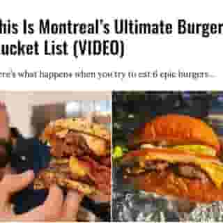 In this episode of Food Trip, Alex is in a race against time to eat through a bucket list of Montreal’s juiciest burgers. Feasting on award-winning dishes to massively stacked burgers, and even some delicious combinations, nothing is off the table. 🍔⁠
⁠
Click the link in @mtlblog bio for the full story! ⁠
⁠
📸: @alexmelki⁠
⁠
#mtl #mtleats #montreal #burger #bucketlist⁠
