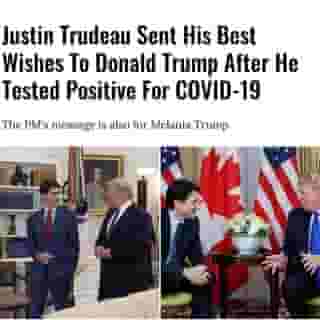 The morning after the U.S. President announced that he and his wife have the virus, Justin Trudeau sent them both a message.⁠
⁠
*Click the link in @mtlblog bio for the full story! 👈⁠
⁠
📸: @justinpjtrudeau⁠
⁠
#justintrudeau #donaldtrump #covid #covid19 #melaniatrump
