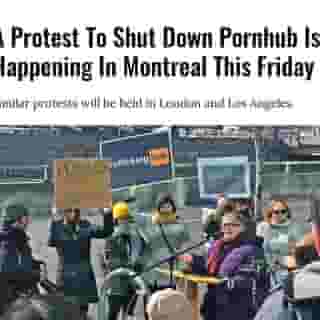 This Friday, which is the International Day of Non-Violence, locals plan on gathering in front of the Pornhub's Montreal Headquarters to protest the website.⁠
⁠
Click the link in @mtlblog bio for the full story! ⁠
⁠
📸: @mtlblog⁠
