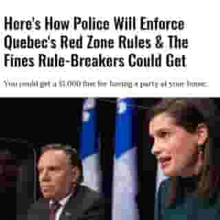 The premier and his deputy, Minister of Public Security Geneviève Guilbault, shared their plans for police crackdowns on illegal gatherings and the fines that rule-breakers might incur.⁠
⁠
Click the link in @mtlblog bio for the full story! ⁠
⁠
📸: @francoislegault.pm