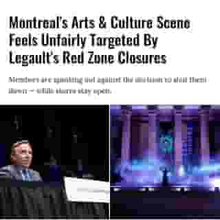 “It is scandalous that . . . you will be able shop at Chapters, but you may not visit a library. You can go to the mall, but not a museum,” said Mathieu Murphy-Perron.⁠
⁠
Click the link in @mtlblog bio for the full story! ⁠
⁠
📸: @francoislegault.pm & @centaurtheatre⁠
⁠
#mtl #montreal #mtlnews #mtlarts #arts #quebec #legault⁠
