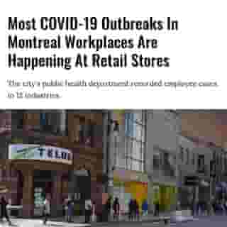 An outbreak is defined by at least two confirmed cases, in less than 14 days, that cannot be explained by a link outside the environment, CIUSSS said in a statement.⁠
⁠
Click the link in @mtlblog bio for the full story! ⁠
⁠
📸: Meunierd via @dreamstime⁠
⁠
#mtlnews #covidmtl #covid19 #covidnews #coronavirus⁠

