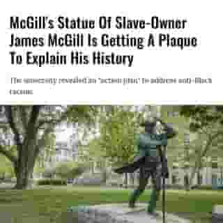 McGill also says it will "assess" the statue's location on campus. ⁠
⁠
Click the link in @mtlblog bio for the full story! ⁠
⁠
📸: Michel Bussieres via @dreamstime⁠
⁠
#mtl #montreal #mcgill #statue⁠
