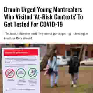 "Our rate of positives is very high in the 18-34 [age group], but they are not proportionally participating a lot in testing."⁠
⁠
Click the link in @mtlblog bio for the full story! ⁠
⁠
📸: Marc Bruxelle via @dreamstime⁠
⁠
#covid #covid19 #mtlnews #covidtesting⁠
