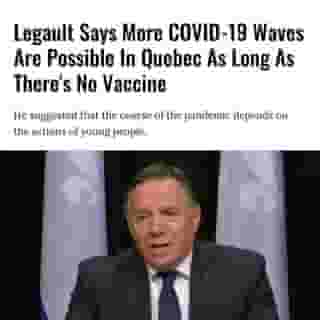 He also suggested that the province would keep opening and closing again if there are spikes in cases.⁠
⁠
Click the link in @mtlblog bio for the full story! ⁠
⁠
📸: @francoislegault.pm⁠
⁠
#covid #covid19 #quebecnews #francoislegault⁠
