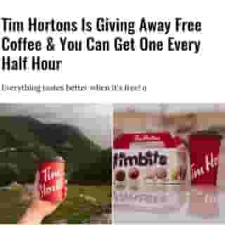 To mark National Coffee Day, Tims is celebrating by offering Canadians free brews on September 29 at participating locations across the country.⁠
⁠
*Click the link in @narcitycanada bio for the full story! 👈⁠
⁠
📸: @timhortons & Conor Samuel via @unsplash