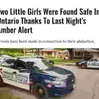 Two girls have been found safe and sound due to last night's Amber Alert in Ontario. The announcement was made by the Waterloo Regional Police Service on social media.⁠
⁠
*Click the link in @mtlblog bio for the full story! 👈⁠
⁠
📸: @officialwrps⁠