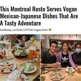 The team from Montreal's iconic Sushi Momo recently opened Casa Kaizen and it's worth a stop for your next meal! 😋⁠
⁠
Click the link in @mtlblog bio for the full story! ⁠
⁠
📸: @casakaizen & @xiaohan0331⁠
⁠
#mtleats #mtlfood #montrealvegan #mtlvegan ⁠
