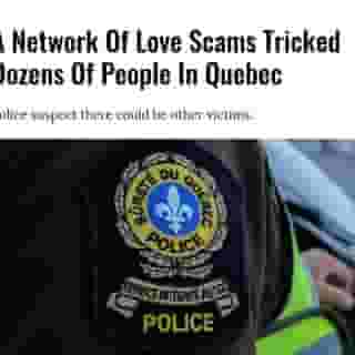 The Sûreté du Québec (SQ) has announced that it has dismantled what it called a "vast network" of love scams in Quebec. According to a statement, police planned to arrest 12 people in Montreal, Outaouais, and Quebec City on Tuesday.⁠
⁠
Click the link in @mtlblog bio for the full story! ⁠
⁠
📸: @sureteduquebec⁠
⁠
#quebec #scam #qc⁠
