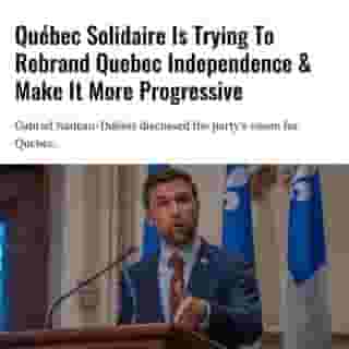 Quebec politics are never simple. Navigating the shark-infested waters of language politics, sovereignty, and economic crises would unnerve even the most experienced politician. Nadeau-Dubois isn't worried, however. For him, Québec Solidaire's "new vision" for Quebec sets it apart. ⁠
⁠
Click the link in @mtlblog bio for the full story! ⁠
⁠
📸: @quebecsolidaire⁠
⁠
#mtl #montreal #quebec #qcpoli⁠
⁠
⁠
⁠
