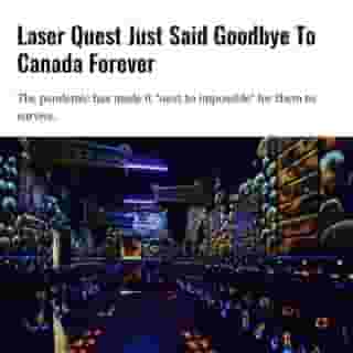 One of Canada's most beloved activities is coming to an end. Laser Quest is closing its doors for good, citing the pandemic as the reason it can't stay afloat.⁠
⁠
*Click the link in @mtlblog bio for the full story! 👈⁠
⁠
📸: @laserquest