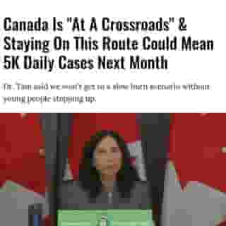 The Public Health Agency of Canada released new data and modelling on September 22 of the state of the COVID-19 pandemic in the country. According to public health officials, if we stay on this route, we could see 5,000 daily cases in October. ⁠
⁠
*Click the link in @mtlblog bio for the full story! 👈⁠
⁠
📸: @cpac_tv⁠
⁠
#covid #covid19 #canadanews #covid19canada