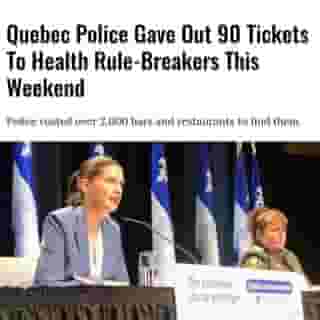 The Opération Systématisée Comportements À Risque (OSCAR) was a "huge success" according to Deputy Premier Geneviève Guilbault. The massive police operation that identified Quebec COVID-19 rule-breakers in bars and restaurants surpassed its objectives, visiting 2,206 establishments across the province. ⁠
⁠
Click the link in @mtlblog bio for the full story! ⁠
⁠
📸: @genevieve.guilbault⁠
⁠
#mtl #mtlnews #covid #coronavirus⁠
