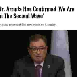On Monday, Dr. Horacio Arruda confirmed that Quebec has entered the second wave of COVID-19. The national public health director said he was "very very concerned" about the recent increase.⁠
⁠
Click the link in @mtlblog bio for the full story! ⁠
⁠
📸: @francoislegault.pm⁠
⁠
#covid #covid19 #quebecnews #breakingnews⁠
