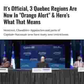BREAKING: The Government of Quebec just confirmed that three of the province's regions are now in "orange alert."⁠
⁠
⁠
Click the link in @mtlblog bio for the full story! ⁠
⁠
📸: François Legault via Facebook⁠
