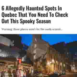 Fall is about colourful foliage, chunky sweatshirts, and pumpkin spice everything. But more importantly, this season is truly about Halloween and all things scary. So, we sought out some haunted places in Quebec for you to seek out wherever you're in the mood to get spooked.⁠
⁠
Click the link in @mtlblog bio for the full story! ⁠
⁠
📸: L'Auberge Saint-Gabriel via @facebook⁠
⁠
#halloween #mtl #montreal