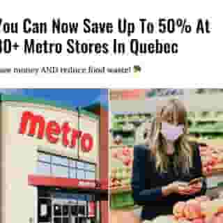Good news, savvy shoppers! You can now shop for discounted items at selected Quebec Metro stores through FoodHero. The grocery store chain has announced that it's expanding its partnership with the app. FoodHero is an anti-waste app that lets Quebecers buy products that are set to expire soon at a discounted price.⁠
⁠
Click the link in @mtlblog bio for the full story! ⁠
⁠
📸: Paul Mckinnon via @dreamstime & @foodheroqc⁠
⁠
#mtl #foodwaste #montreal⁠
