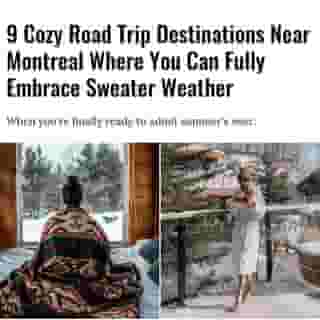There's no more denying it: the temperature in Montreal is dropping. As the old saying goes, if you can't beat 'em join 'em. In this case, that means living your best life — cold weather and all. Remember: lower temperatures aren't all bad.⁠
⁠
Click the link in @mtlblog bio for the full story! ⁠
⁠
📸: @cabinscape & @lifeofamomboss ⁠
⁠
#mtl #montreal #roadtrip #sweaterweather⁠
