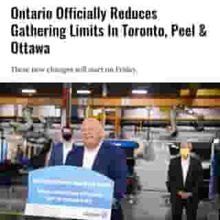 Parts of Ontario have officially moved backwards in reopening. Doug Ford announced on Thursday that Ontario's gathering limits have been reduced in some cities. ⁠
⁠
Click the link in @mtlblog bio for the full story! ⁠
⁠
📸: @fordnationdougford⁠
