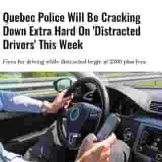 Quebec police are about to get more strict with drivers as of this week. This includes those who text and drive.⁠
⁠
Click the link in @mtlblog bio for the full story! ⁠
⁠
📸: Kasto80 via @dreamstime⁠
