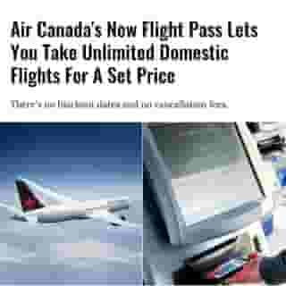 Air Canada’s Infinite Canada Flight Pass offers unlimited travel across the nation for one set price. There’s also no blackout dates, no cancellation fees and no charges to rearrange⁠
⁠
*Click the link in our bio for the full story! 👈⁠
⁠
📸: @aircanada⁠
⁠
#aircanada #travel 
