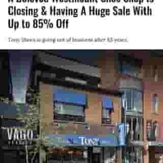 Tony Shoes is a shop where the owner, Tony Fargnoli, and his wife, Kathie, remember the brand and size their customers like, much the same way Tony’s father, Eddie, and his grandfather, Giantonio, did too⁠
⁠
Click the link in @mtlblog bio for the full story! ⁠
⁠
📸: @googlemaps⁠
