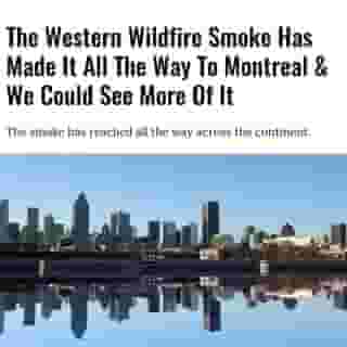 It's not having an effect on air quality at ground level, though.⁠
⁠
Click the link in @mtlblog bio for the full story! ⁠
⁠
📸: Fintastique via @dreamstime