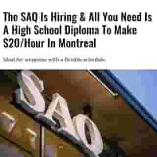 The SAQ is trying to fill its bank of cashier-salespeople.⁠
⁠
Click the link in @mtlblog bio for the full story! ⁠
⁠
📸: Jerome Cid via @dreamstime⁠
