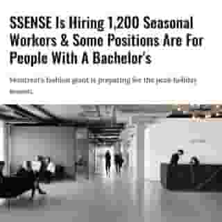 The Montreal-based company has hundreds of opportunities available.⁠
⁠
Click the link in @mtlblog bio for the full story! ⁠
⁠
📸: @ssensemontreal⁠
