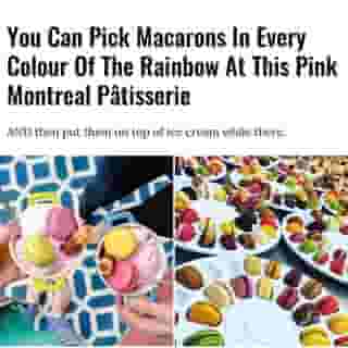 One of my favourite desserts in the world is the macaron. So light, so airy, yet so full of flavour. And they're so incredibly intricate and beautiful that they're like little mini masterpieces. And when it comes to macaron spots in Montreal, Point G "Plaisirs gourmand" offers a pâtisserie that's basically an art gallery.⁠
⁠
Click the link in @mtlblog bio for the full story! ⁠
⁠
📸 : @boutiquepointg⁠
⁠
#montreal #mtl #pinkmacarons ⁠
