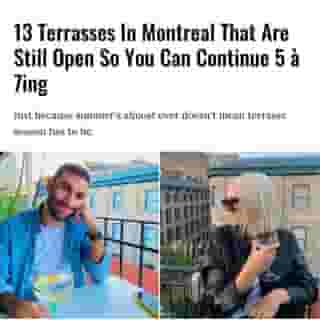 It's that time of year again. Summer's over and it's time to pull out your sweaters and head to a pumpkin patch because  fall is here! And while most locals are mourning the loss of summer, one thing that we can still bring with us is drinks on a Montreal terrasse.⁠
⁠
Click the link in @mtlblog bio for the full story! ⁠
⁠
📸 : @akaelias & @siobhan.olivia ⁠
⁠
#terrasse #5a7 #mtl⁠

