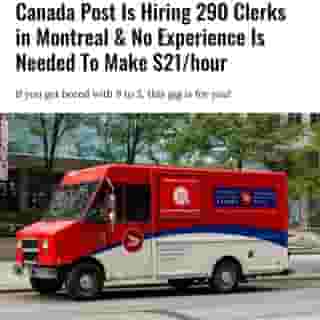 If you have a flexible schedule and are looking for a job that pays well, but is not a 9 to 5, take a look at the 290 postal clerk positions available at Canada Post in Montreal.⁠
⁠
Click the link in @mtlblog bio for the full story! ⁠
⁠
📸: Mike Clegg via @dreamstime⁠
