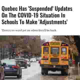 On its website, the government says it has temporarily "suspended" the release of data about COVID-19 in Quebec schools.⁠
⁠
Click the link in @mtlblog bio for the full story. ⁠
⁠
📸: Jerome Cid via @dreamstime